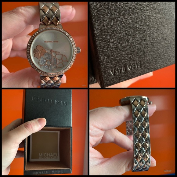 Michael Kors Accessories - Brand new rose gold and silver MICHAEL KORS watch!